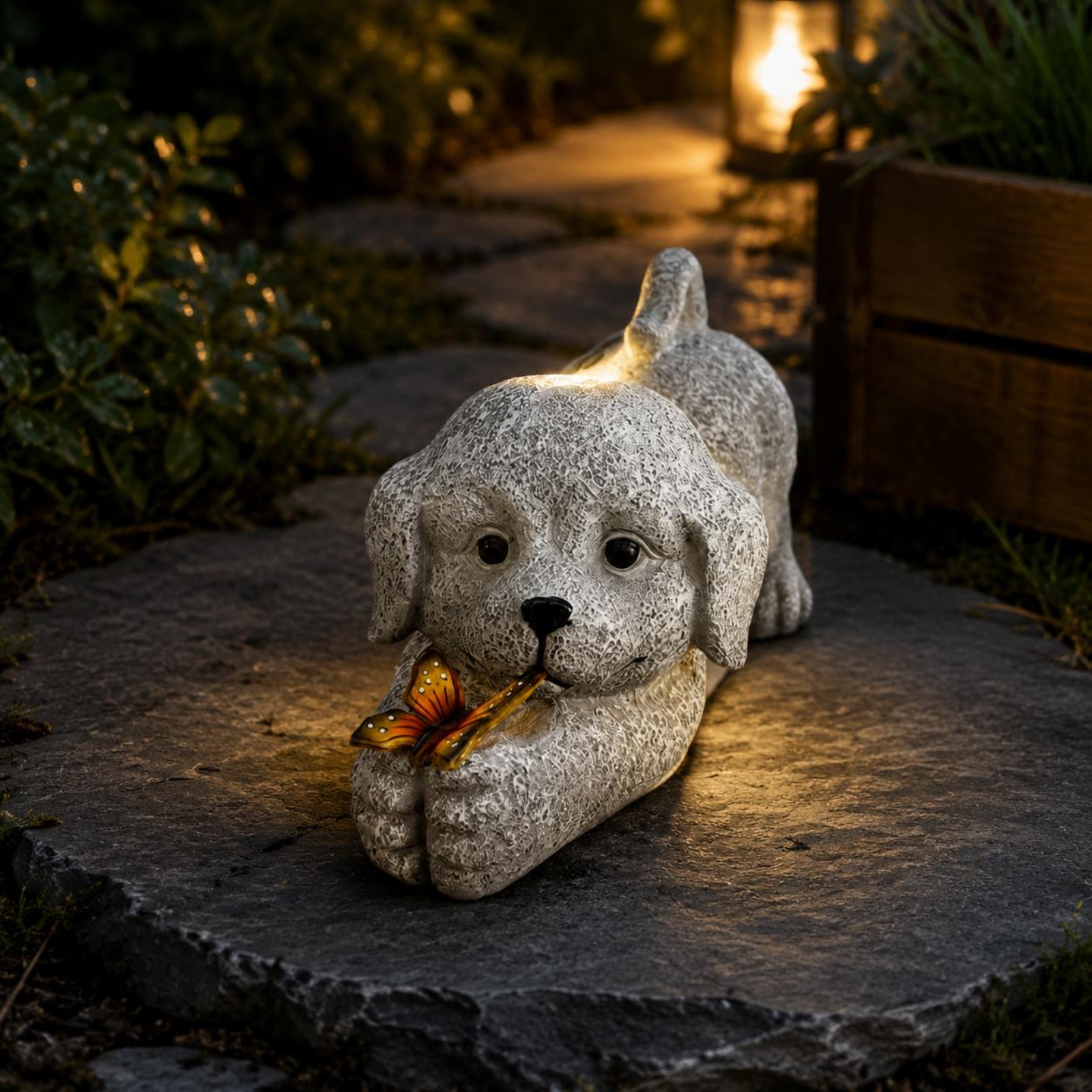 Solar-Hundestatue aus Kunsthar – Crafting Resin Bewertung und Preis