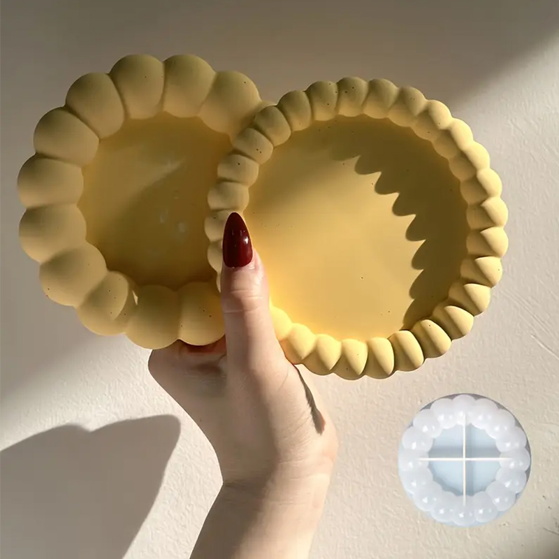 Diy Runde Blase Tablett Unters – Coaster Mold Round Bewertung und Preis