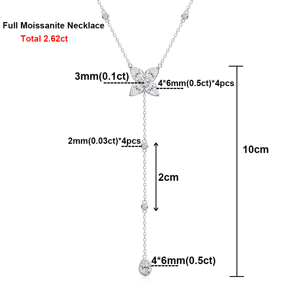 Fassungseingefasster Moissanit – Bezels Set Pendant Bewertung und Preis