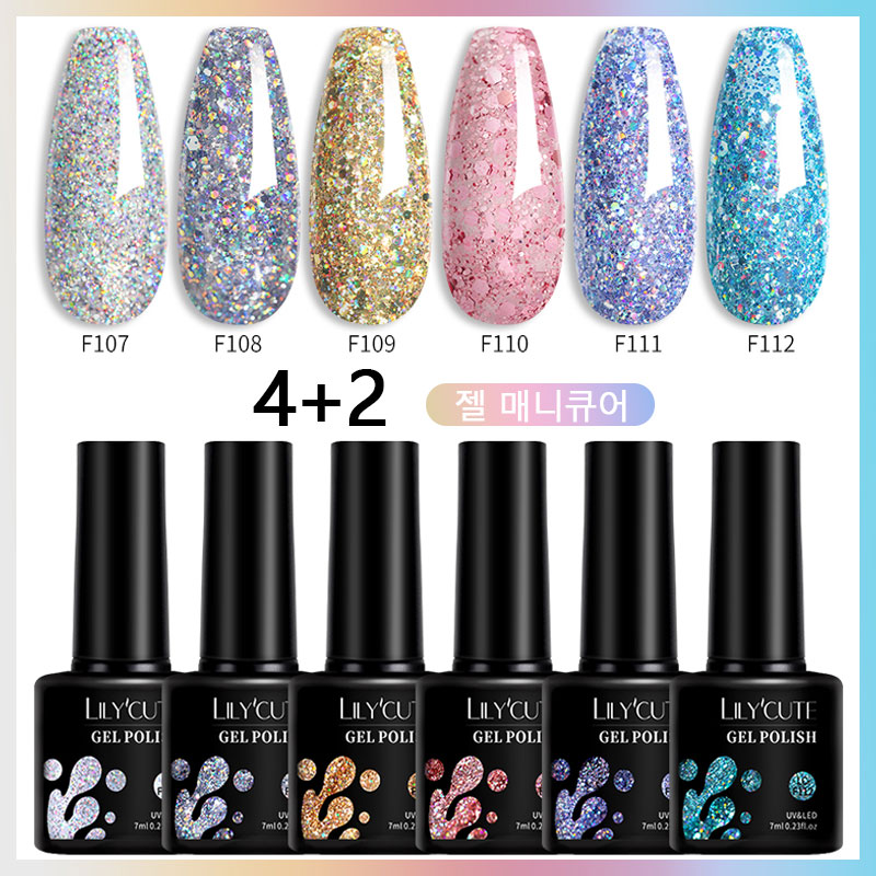 Lily cute 7ml 6 teile/satz gli – Resin Glitter Pack Bewertung und Preis